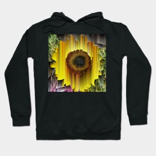 Glitched Sunflower Hoodie